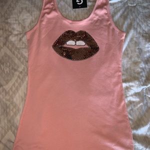 Baby pink tank top Never worn